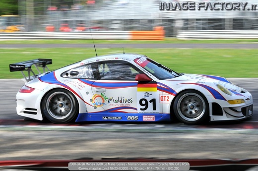 2008-04-26 Monza 0268 Le Mans Series - Nielsen-Simonsen - Porsche 997 GT3 RSR
